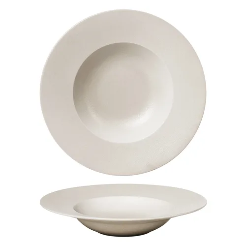 Тарелка глубокая 250 мл d 23 см h4,5 см для пасты Light Grey Noble [6]