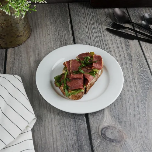 Тарелка d 21,2 см h2 см белая фарфор Glory Eco P.L. Proff Cuisine [6]