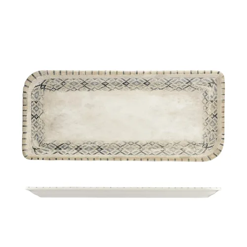 Блюдо прямоугольное 36*16,5 см h2 см Rug By Bone Innovation [bb] [1]