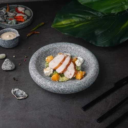 Салатник 420 мл d 20,8 см h4,5 см Stone Untouched Taiga P.L. Proff Cuisine [1]