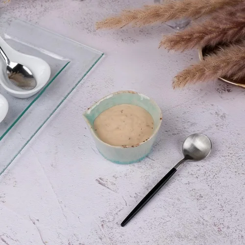 Соусник молочник  90 мл d 7,5/5,5 см h4 см круглый керамика Sea Blue Frutti di Mare P.L. [1]