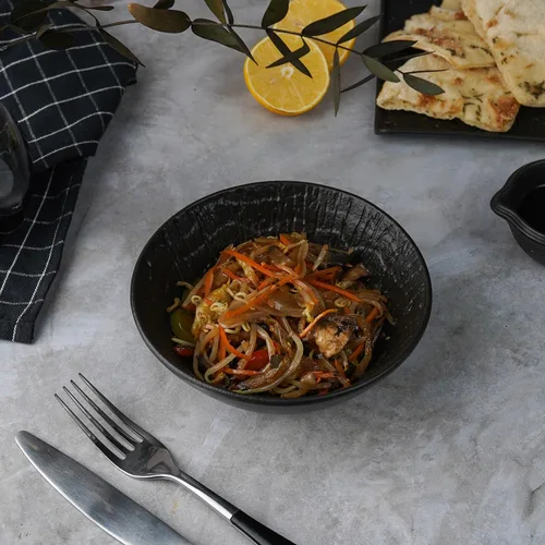 Салатник 450 мл d 16 см h5,5 cм cм Black Raw Wood P.L. Proff Cuisine [4]