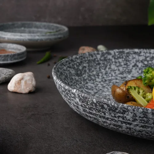Салатник 1200 мл d 25 см h4,5 см Stone Untouched Taiga P.L. Proff Cuisine [1]