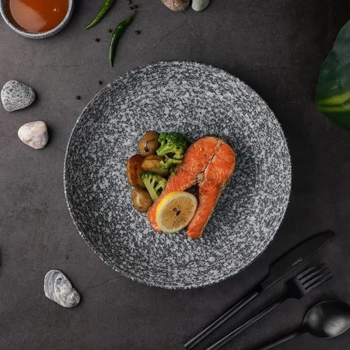 Салатник 1200 мл d 25 см h4,5 см Stone Untouched Taiga P.L. Proff Cuisine [1]