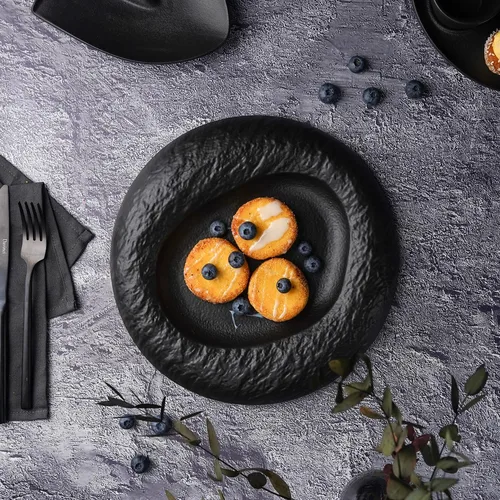 Блюдо круглое d 26,5 см h3,3 см Black Raw Stellar P.L. Proff Cuisine [1]