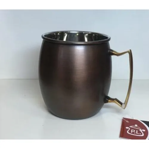 Кружка для коктейля 480 мл "Antique Copper Moscow Mule" нерж.  P.L. Proff Cuisine