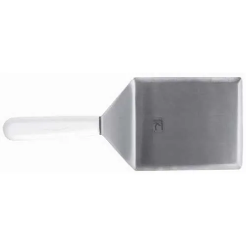Лопатка 15*13 см острые края 32,5 см нерж. с пласт. ручкой черная Proff Chef Line