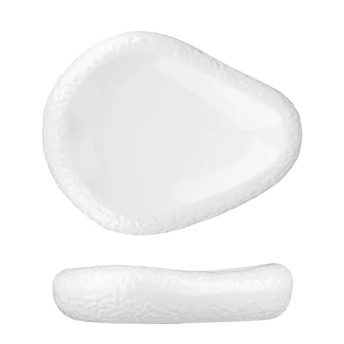 Блюдо овальное для подачи 25,8*20,5 см h5,5 см Organic белое фарфор P.L. Proff Cuisine [3]