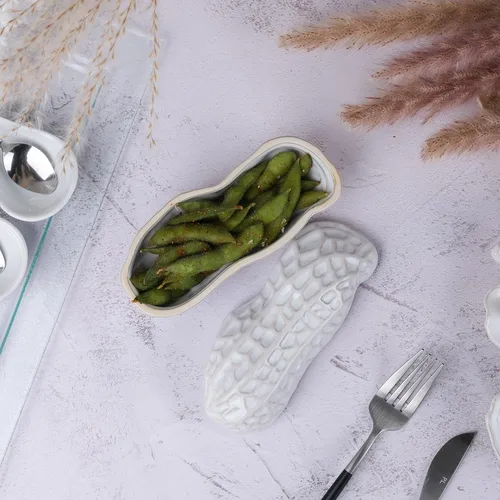Блюдо для подачи 15*5,9 см h7/3,5 см 130 мл с крышкой Groundnut Gray Frutti di Mare P.L. [1]