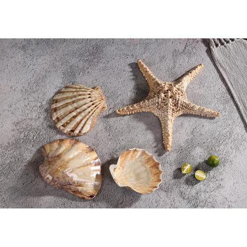 Блюдо для подачи 15*15 см h5,5 см 125 мл емкость для закусок Pearl Shell Frutti di Mare P.L. [1]