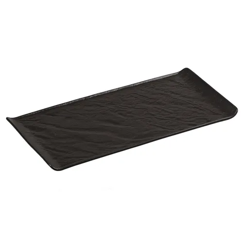 Блюдо прямоугольное 29,5*15 см h1,6 см с бортами Side Up2 Black Raw Stellar P.L. Proff Cuisine [1]