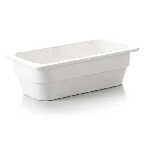 Гастроемкость 1/3 h100 мм пластик меламин 320*170*100 мм 4,1 л White P.L. Proff Cuisine