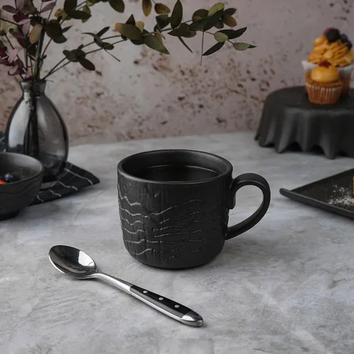 Кружка 370 мл d 9,7 см h8 см Black Raw Wood P.L. Proff Cuisine [6]