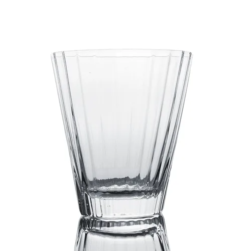 Стакан Олд Фэшн 340 мл "Fire Optical" d 9,4 см h10,7 см оптические грани дно овал P.L. - BarWare [6]