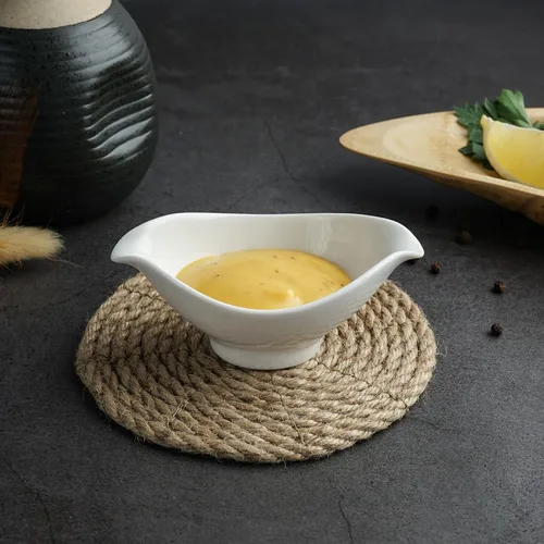 Соусник  65 мл 10,2*6 см h4 см Mini Mix овальный белый фарфор P.L. Proff Cuisine [6]                