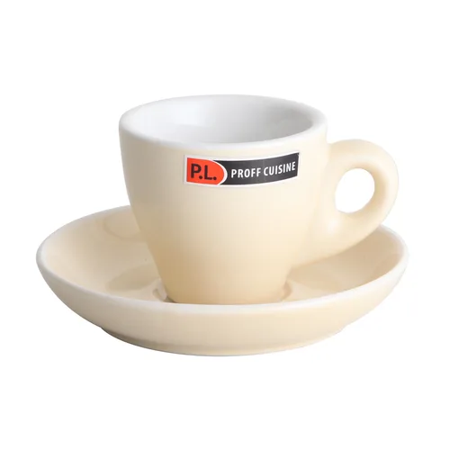 Кофейная пара  80 мл бежевая d 6,7 см h5,7 см Barista (Бариста) P.L. Proff Cuisine [6]