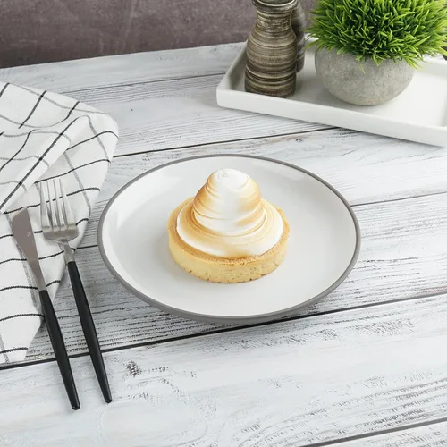 Тарелка d 21 см Evolution Blanc P.L. Proff Cuisine [6]