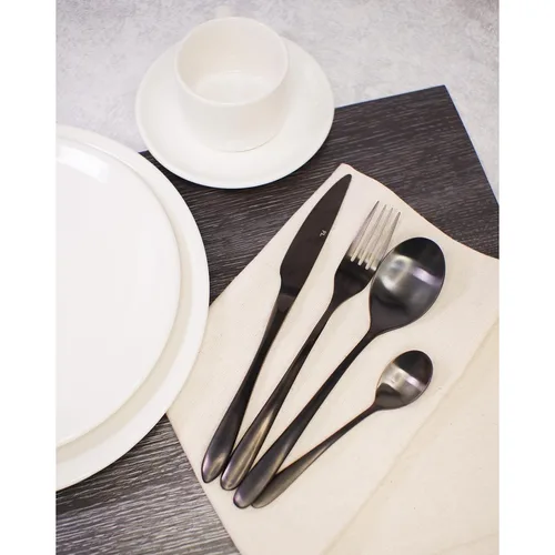 Вилка столовая 21,5 см матовая черный цвет PVD Alessi-Black P.L. [12]