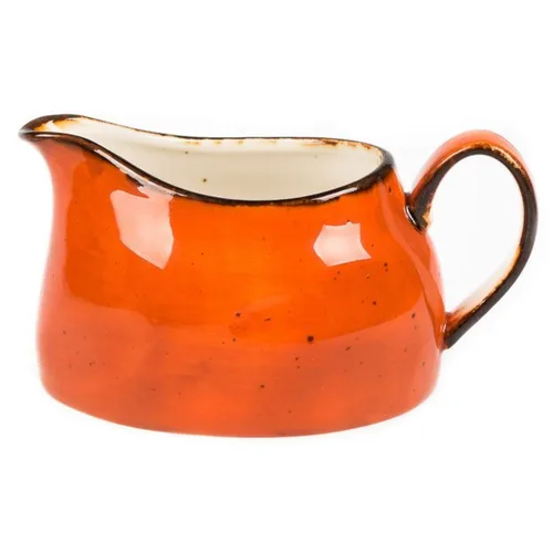 Соусник 200 мл 12*5,8 см с ручкой фарфор Orange Sky Fusion P.L. Proff Cuisine [1]