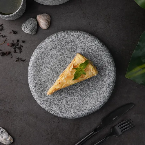 Блюдо круглое d 20,7 см h2,7 см Stone Untouched Taiga P.L. Proff Cuisine [1]
