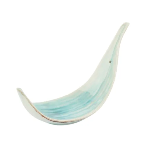 Блюдо для подачи 21*7,4 см h13,5 см Sea Blue Leaf Frutti di Mare P.L. [1]