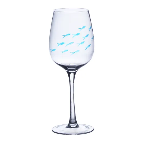 Бокал для вина 430 мл "Abyss" декор d 8,3/6,6 см h22 см P.L. - BarWare [6]