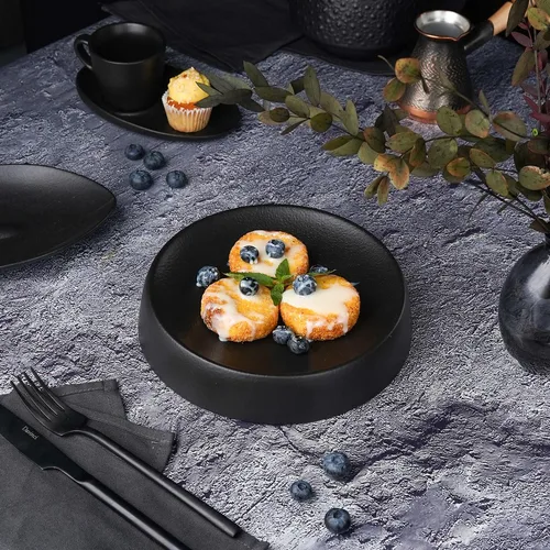 Блюдо круглое d 20 см h4 см Smooth Black Raw Stellar P.L. Proff Cuisine [4]