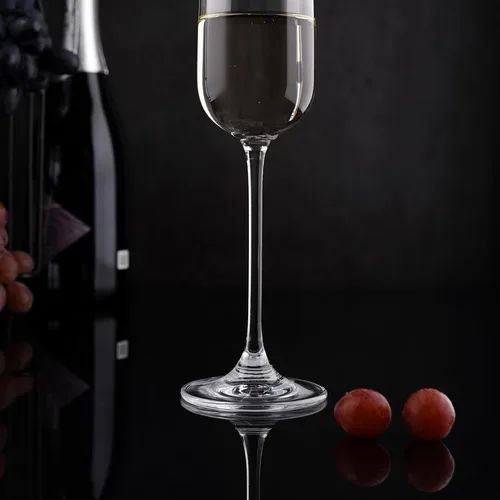 Бокал-флюте для шампанского 265 мл хр. стекло Bistro "Edelita" d 4,2/5,3 см h25,2 см P.L. [6]