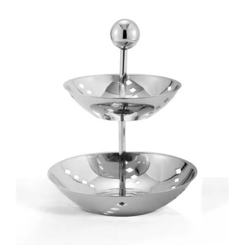 Этажерка 2 яруса h 25 см d 16/20 см нерж. P.L. Proff Cuisine