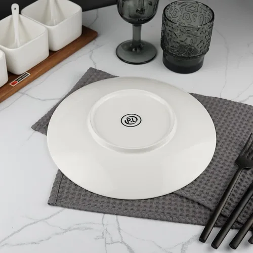Тарелка d 25,5 см h3 см с широкими полями белая фарфор P.L. Proff Cuisine [6]