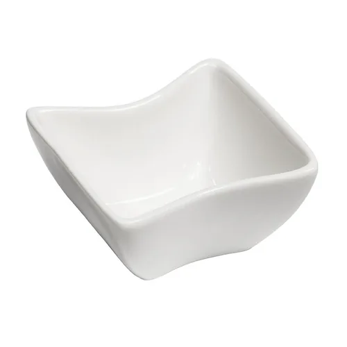 Соусник  80 мл 8*8 см h4,2 см Mini Mix квадратный белый фарфор P.L. Proff Cuisine [6] 