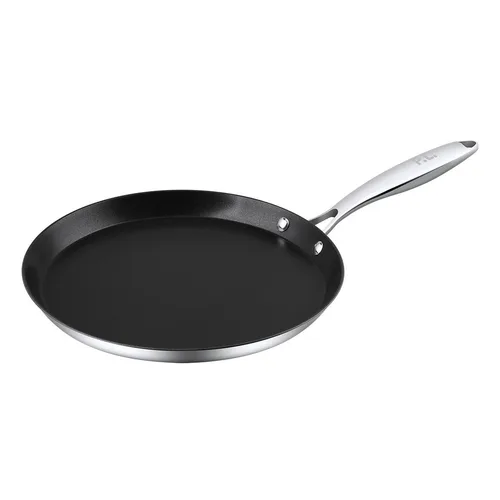 Сковорода для блинов 28/25,5 см, h 2,5 см, New Kitchen Std нерж. с антиприг. покр. ИНДУКЦИЯ P.L.