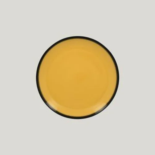 Тарелка круглая RAK Porcelain LEA Yellow 18 см (желтый цвет)