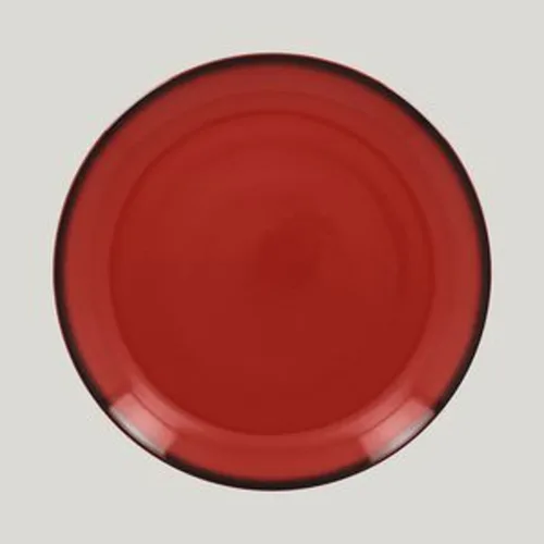 Тарелка круглая RAK Porcelain LEA Red 27 см (красный цвет)
