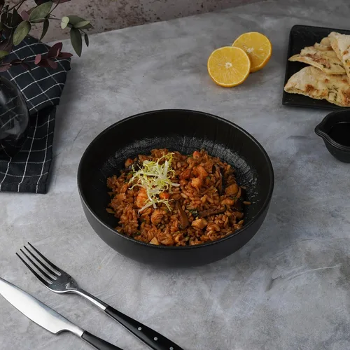 Салатник  950 мл d 20 см h5,5 cм Black Raw Wood P.L. Proff Cuisine [6]