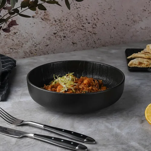 Салатник  950 мл d 20 см h5,5 cм Black Raw Wood P.L. Proff Cuisine [6]