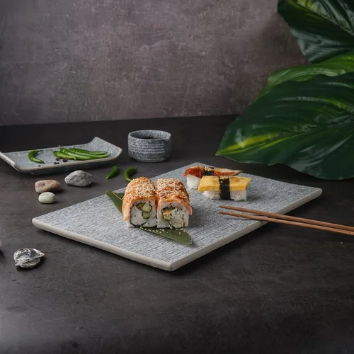 Блюдо прямоугольное 33*21 см h1,3 см Stone Untouched Taiga P.L. Proff Cuisine [1]