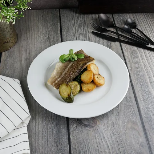 Тарелка d 27,2 см h2,2 см белая фарфор Glory Eco P.L. Proff Cuisine [4]