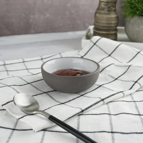 Соусник  75 мл d 7,8 см h3 см круглый фарфор Evolution Blanc P.L. Proff Cuisine [8]