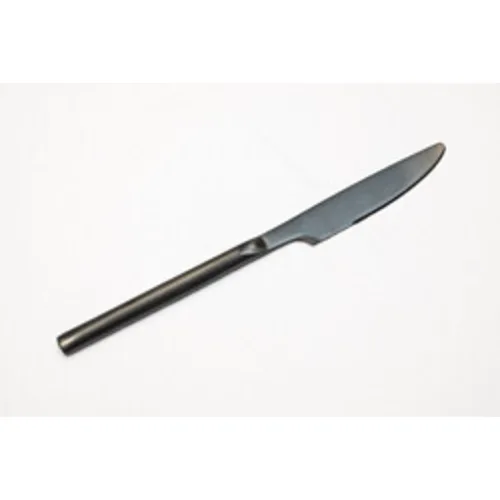 Нож столовый 22 см матовый черный цвет Black Sapporo PVD P.L. - Davinci [12]
