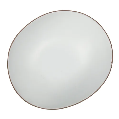 Салатник 800 мл 24*20,7 cм h8 cм White Matt New Brown Taiga P.L. [3]