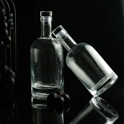 Бутылка графин 0,375 л "Bottle" стекло со стекл. пробкой d 7,7 см h19 см P.L.