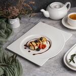 Блюдо для подачи 30,5*24,5 см h1,5 см Asymmetry белое фарфор P.L. Proff Cuisine [1]