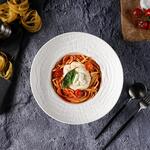 Тарелка глубокая 340 мл d 25 см h7,7 см для пасты, для супа White Raw Wood P.L. Proff Cuisine [3]