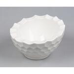 Салатник 700 мл d 20 см h19,5/11,5 см Crush Honeycombs белый фарфор P.L. Proff Cuisine [2]