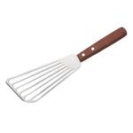 Лопатка 17*8 см перфорированная 28,5 см нерж. с дерев. ручкой P.L. Proff Cuisine