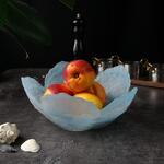 Салатник  700 мл d 22 см h10 см Blue Sunset звезда матовое стекло P.L. Proff Cuisine [4]