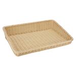 Корзина для хлеба и выкладки 60*45 см h12 см плетеная ротанг бежевая SUNNEX