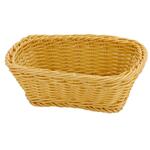 Корзина для хлеба 23*19 см h 8 см плетеная ротанг бежевая SUNNEX