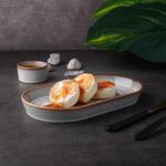 Блюдо овальное 24*13,8 см h2,8 см Evolution Mont Blanc P.L. Proff Cuisine [4]